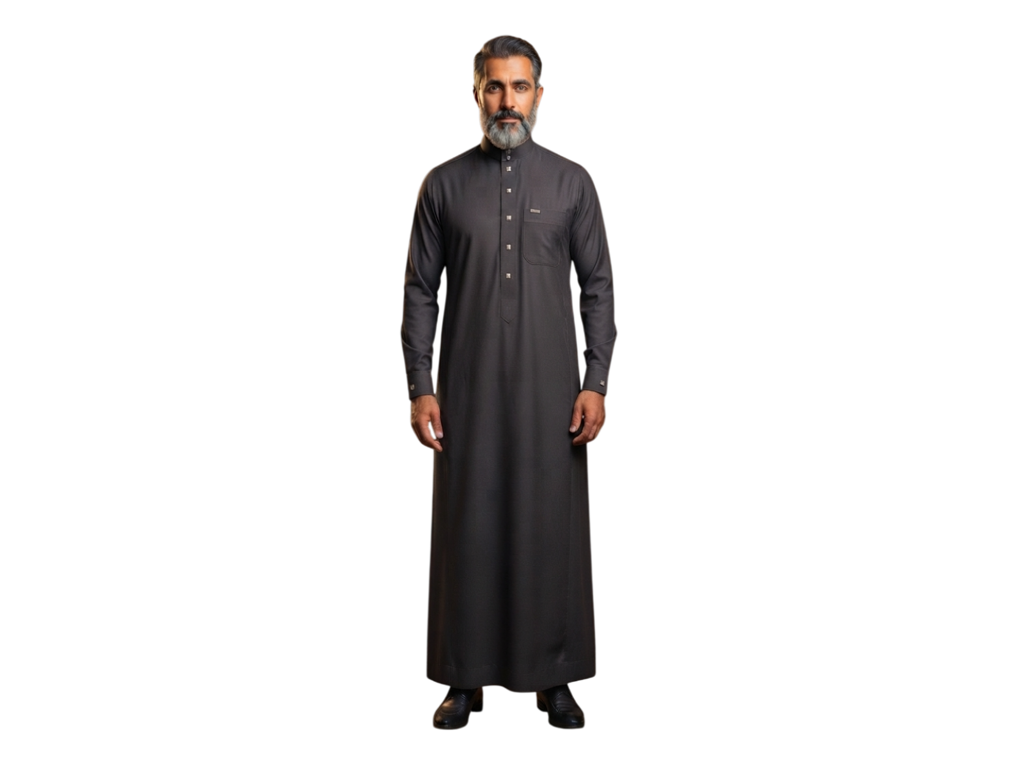 موديل الثوب باللون أسود